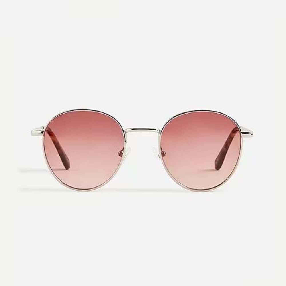 J. Crew Round wire-frame sunglasses